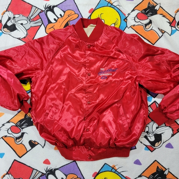 Vintage Chevy satin bomber - Picture 2 of 8